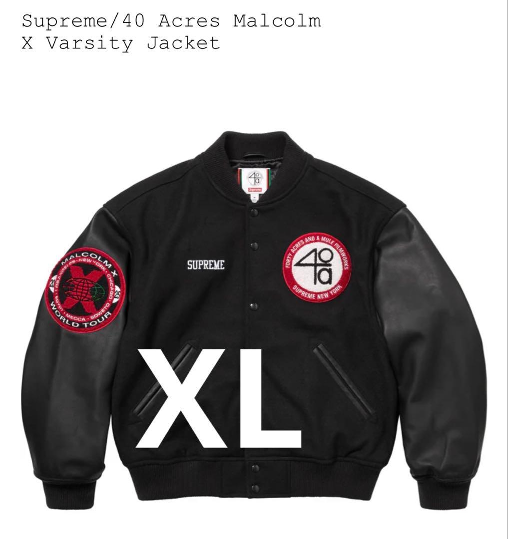ジャケット・アウター Supreme x 40 Acres Malcolm X Varsity