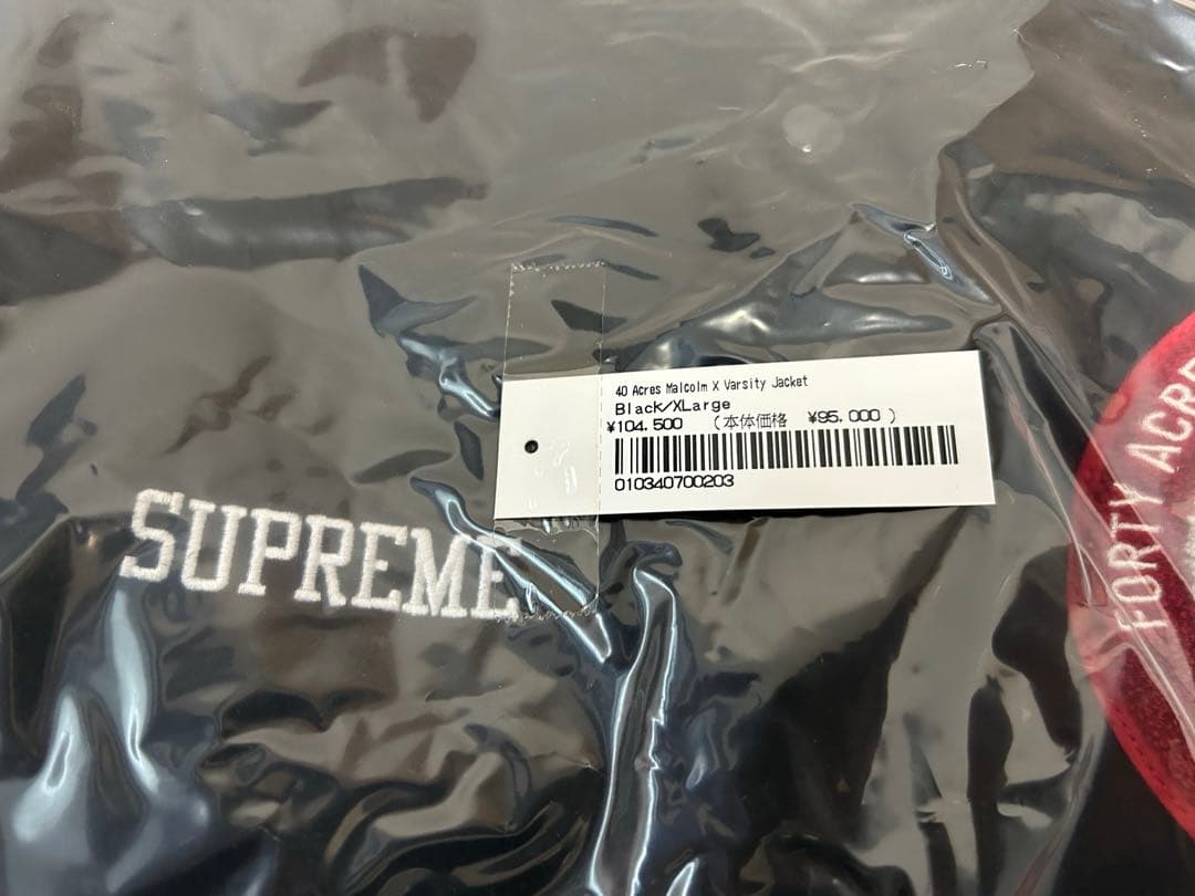 ジャケット・アウター Supreme x 40 Acres Malcolm X Varsity