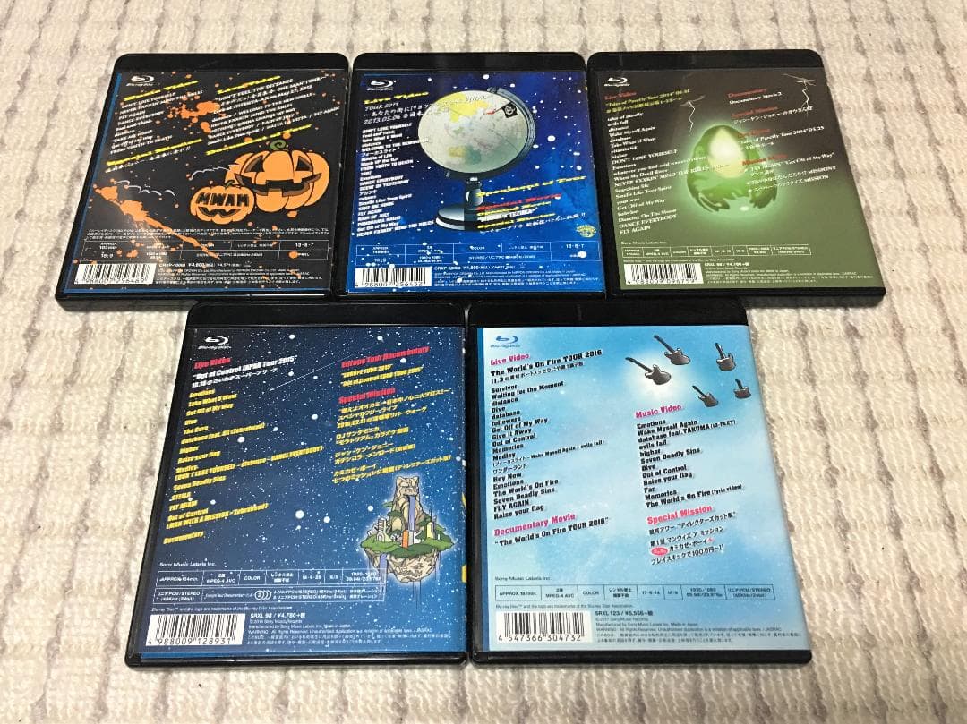 MAN WITH A MISSION 狼大全集 全5枚セット 初回