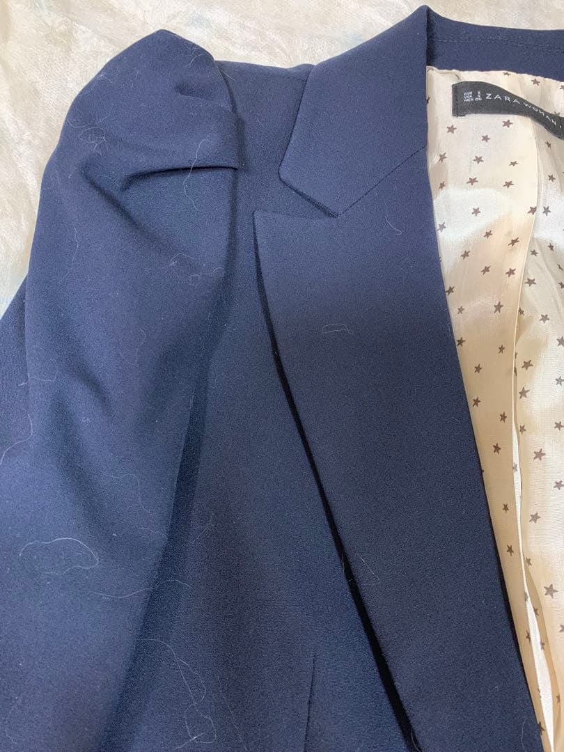 専用　新品タグ付き　ZARAザラ　紺色ジャケット　紺ブレ