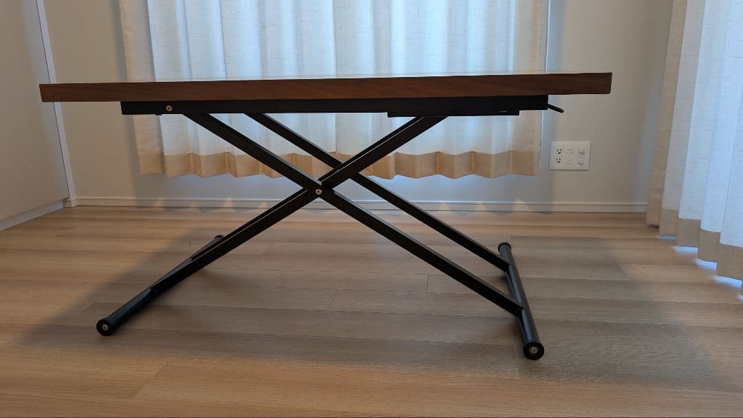 ニトリ昇降式テーブル 天板サイズ120×75