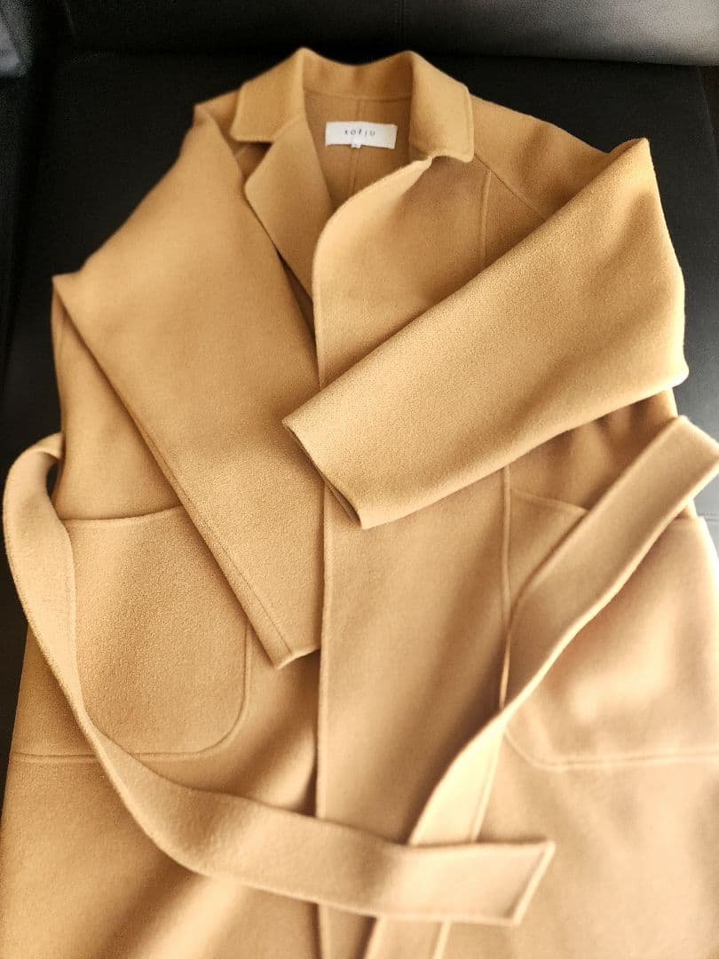 ソージュ　ウールリバーロングコート