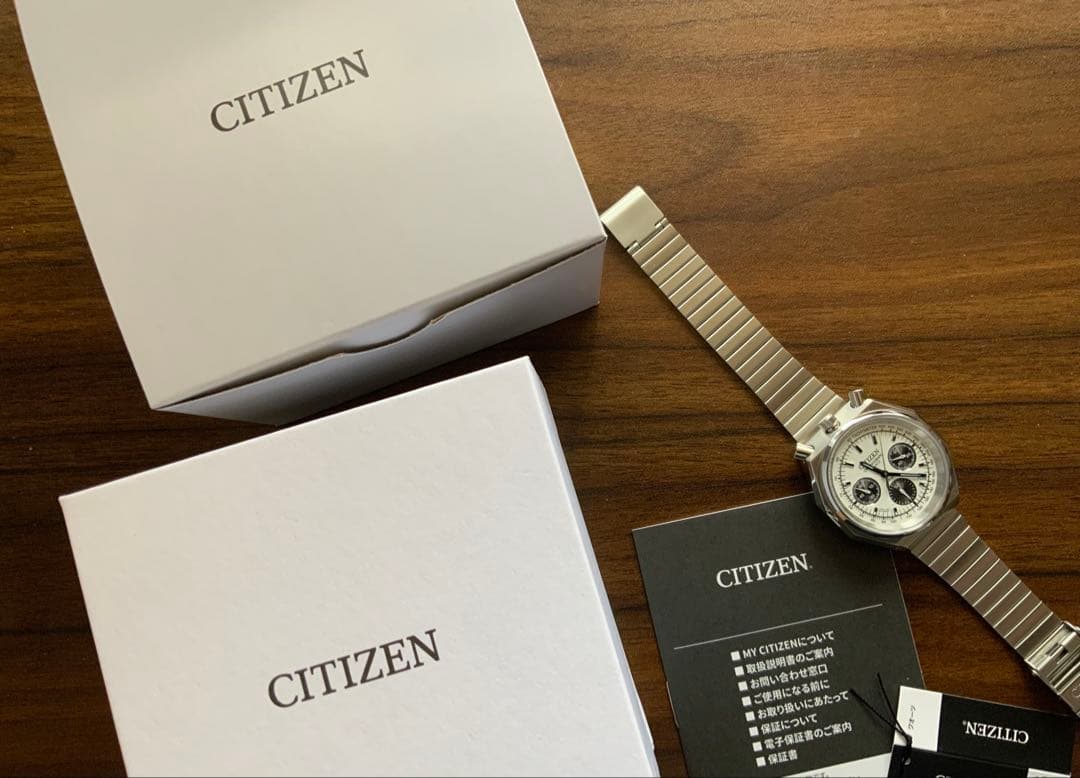 CITIZEN シチズン レコードレーベル ツノ クロノグラフ
