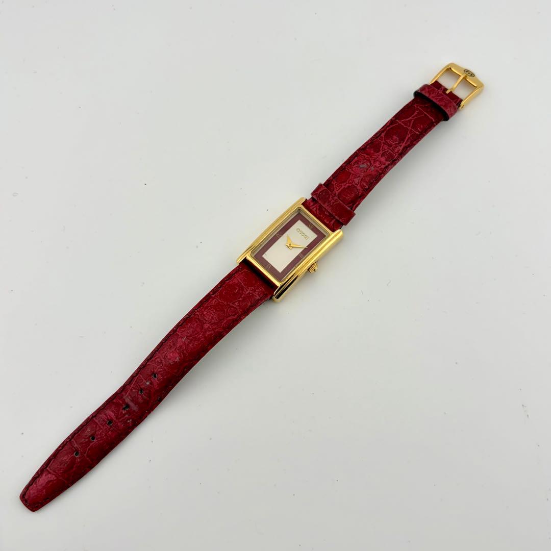 【新品電池/稼働】グッチ 2600L 腕時計 シェリーライン ローマン スイス