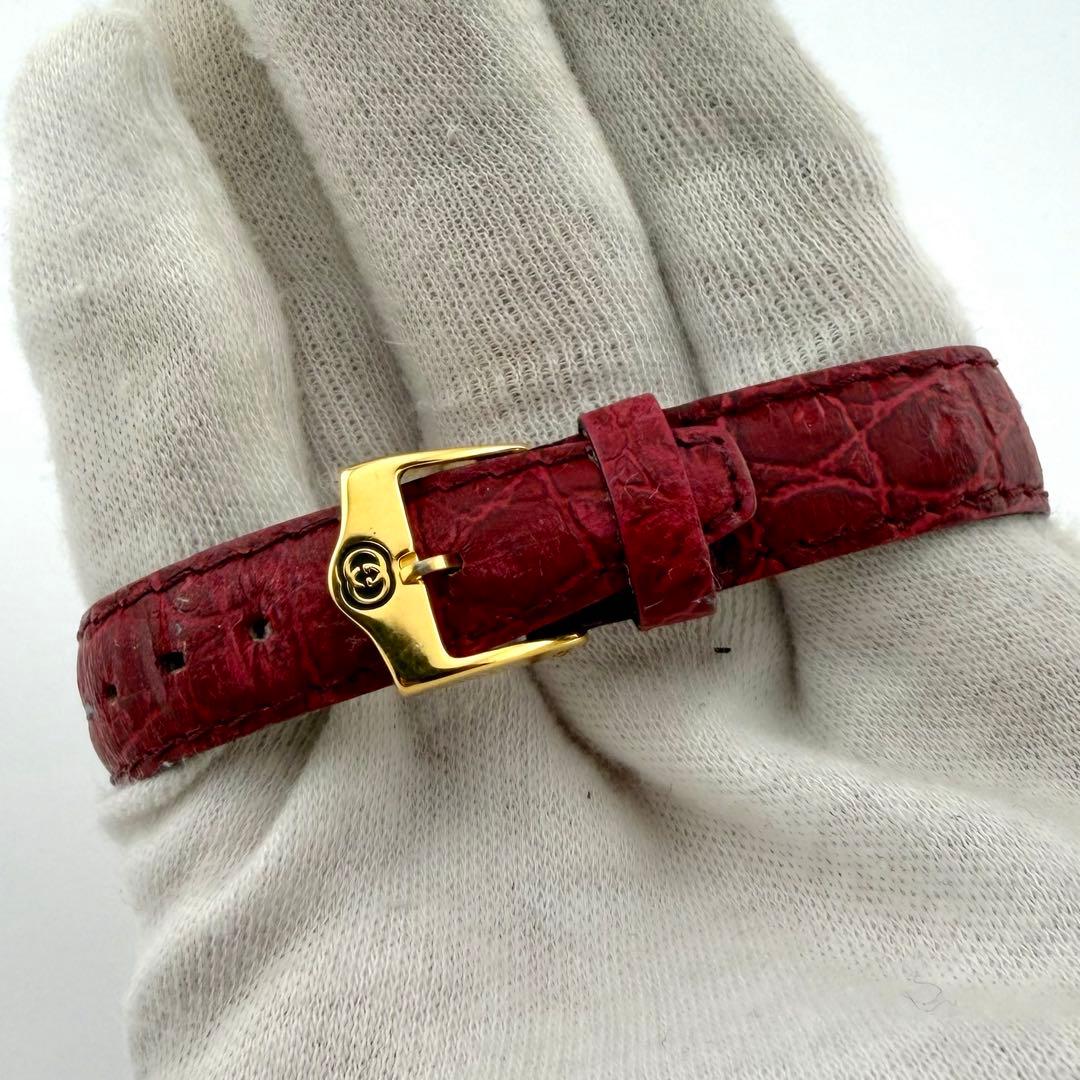 【新品電池/稼働】グッチ 2600L 腕時計 シェリーライン ローマン スイス