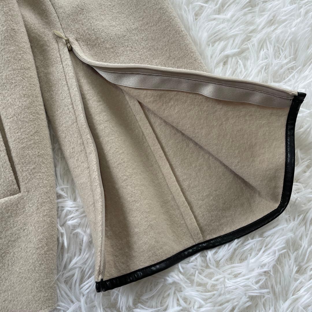 23区 コンプレストパイル ノーカラー アウター 32