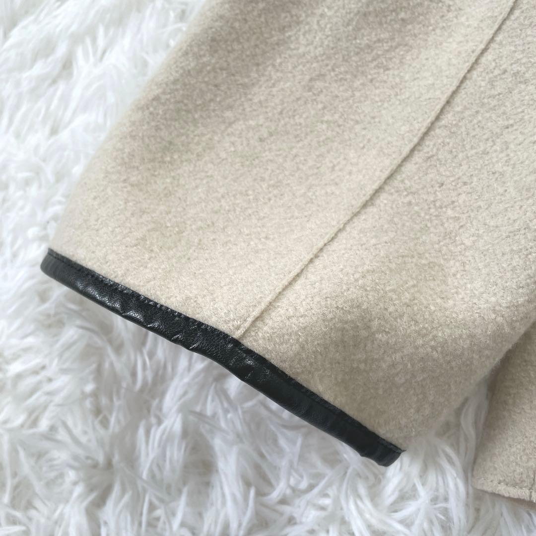 23区 コンプレストパイル ノーカラー アウター 32