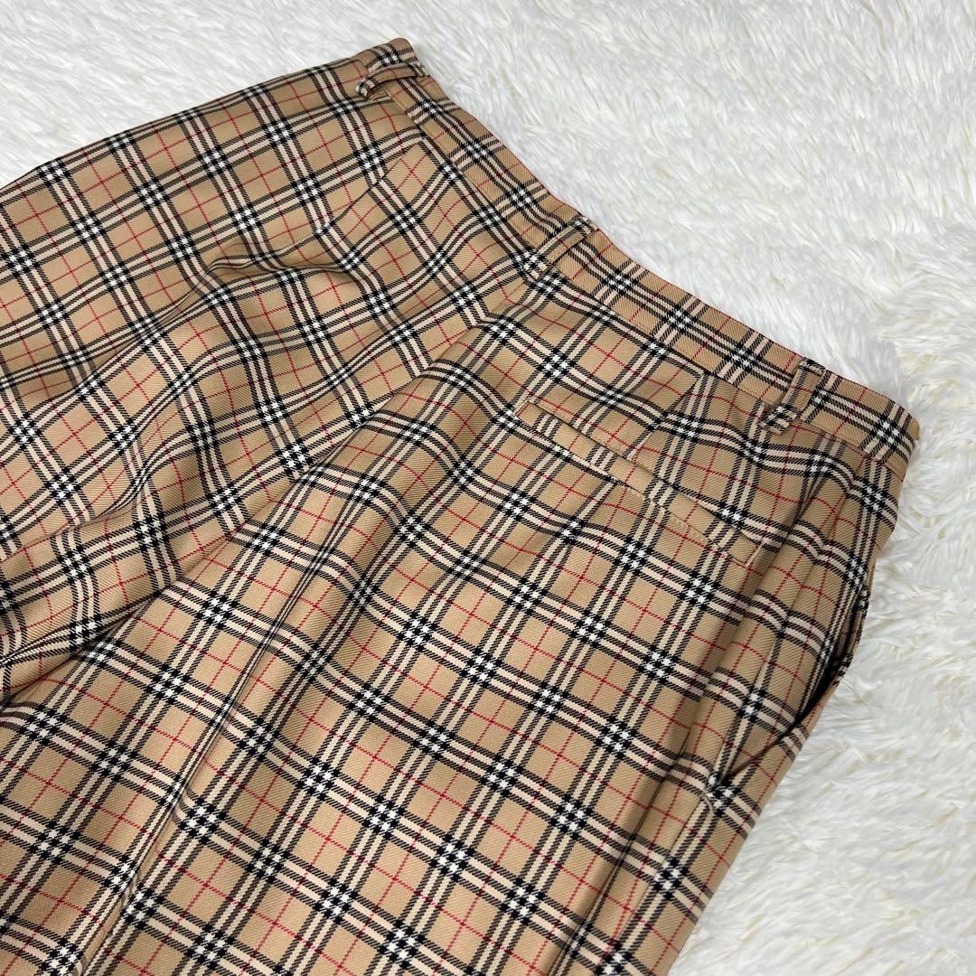 バーバリーゴルフ ノバチェック パンツ ウール100% 11号 Lサイズ