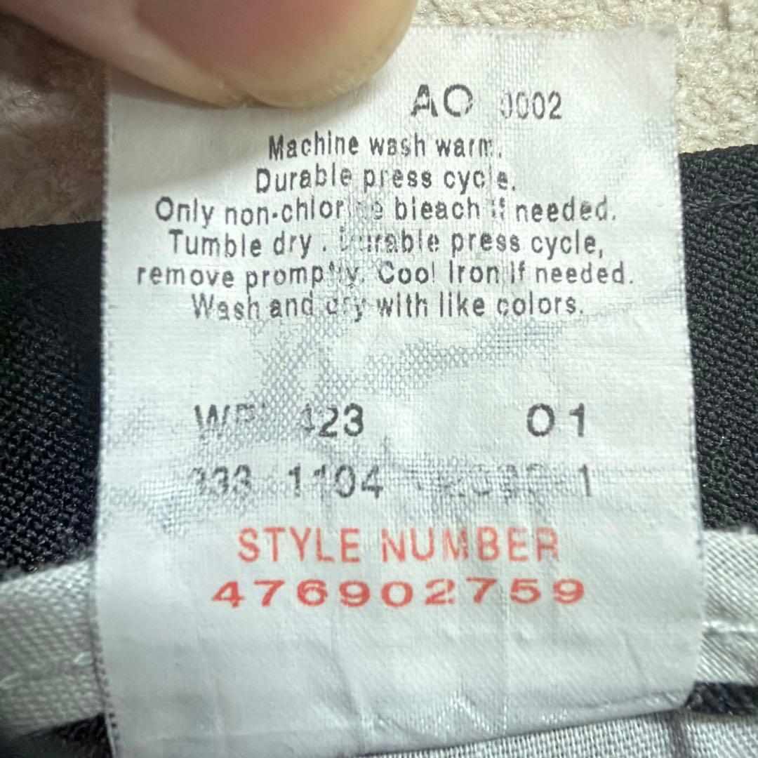 00s Levi's アクションスラックス ブラック スラックス W32 L30