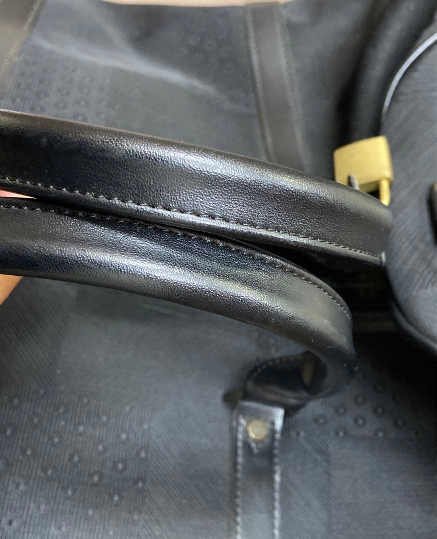 KENZO ケンゾー ボストンバッグ ブラック レザー