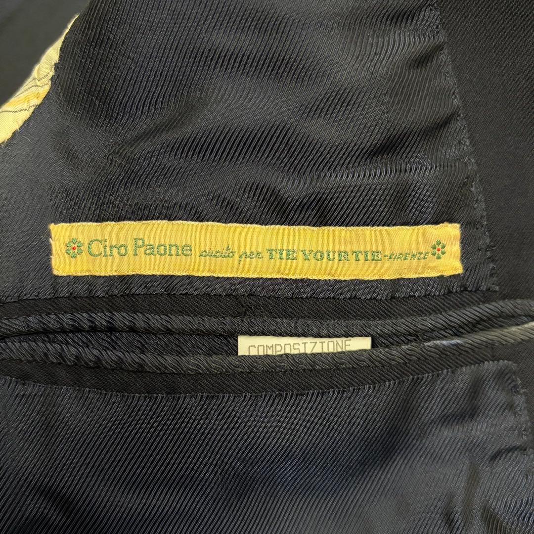 Kiton キートン　本切羽　段返り3つボタン　テーラードジャケット　46