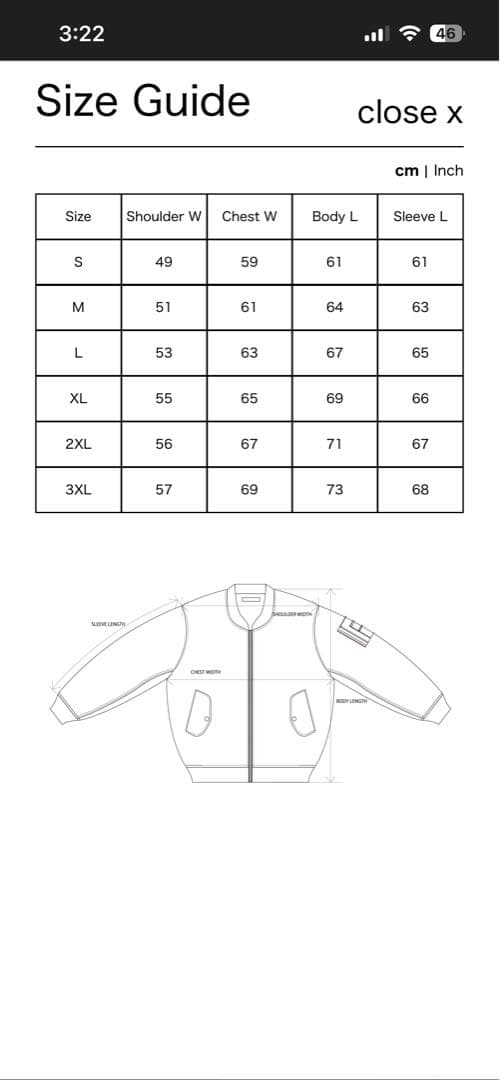 fostexgarments Ma1（即完モデル）