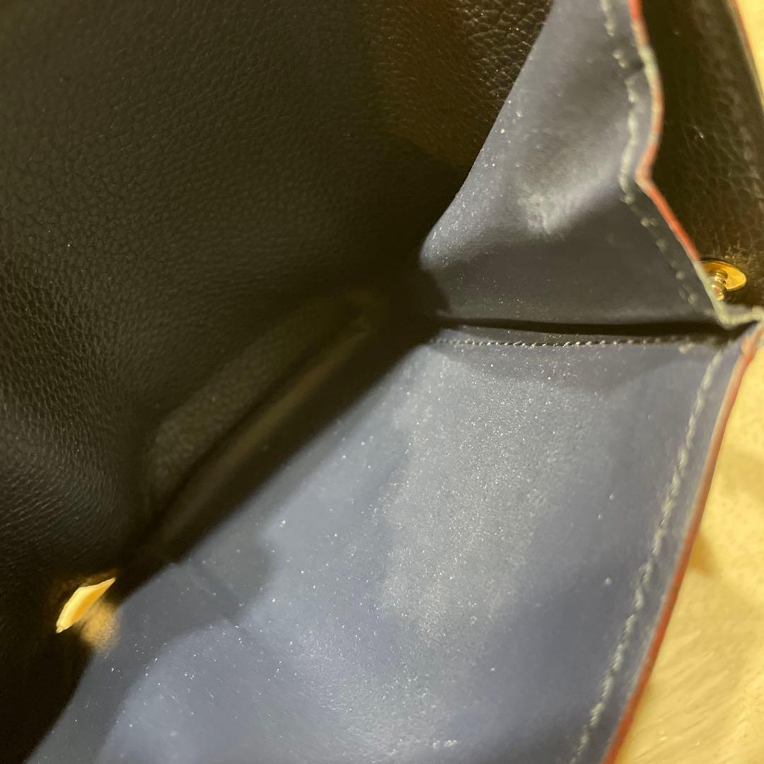 ⭐️ルイ・ヴィトン⭐️Louis Vuitton⭐️ネイビー⭐️レザー⭐️三つ折り財布⭐️
