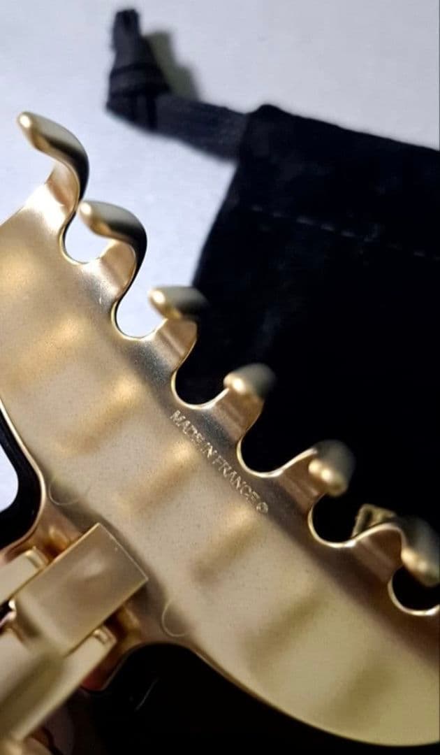 【美品】アレクサンドルドゥパリ M ヘアクリップ　人気のブラック 完売品