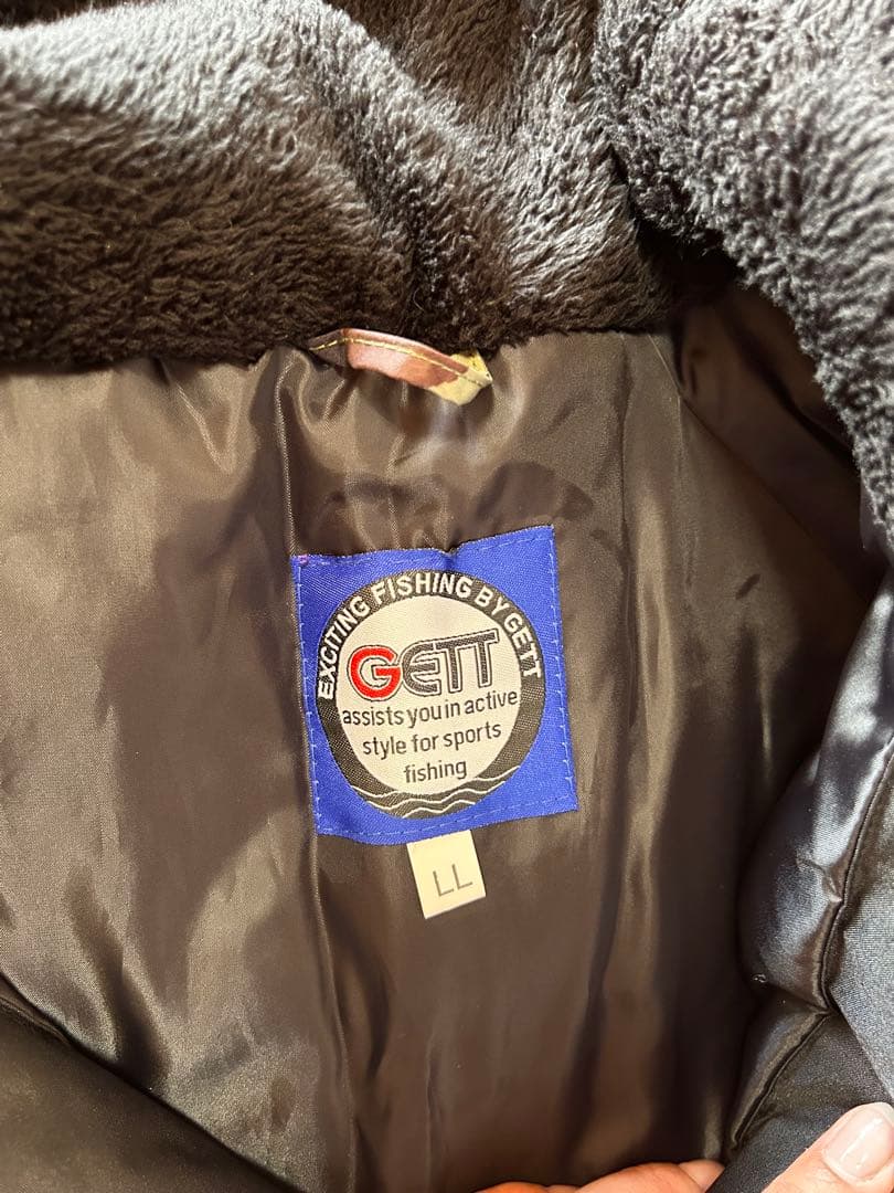 GETT 迷彩フィッシングジャケット・パンツセット LL