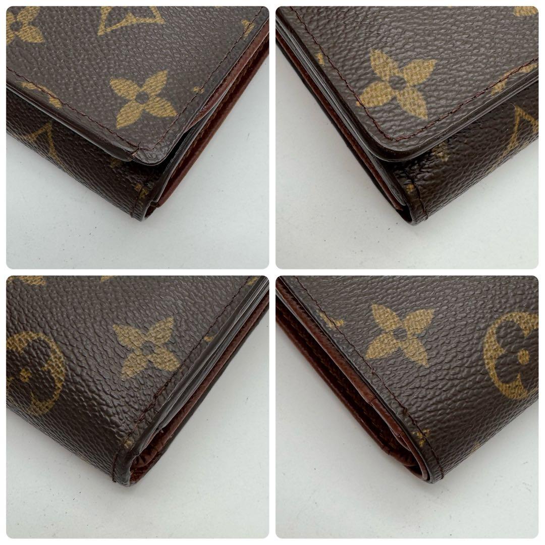 【新型・極美品】ルイヴィトン　モノグラム　ポルトフォイユ・トレゾール　折り財布