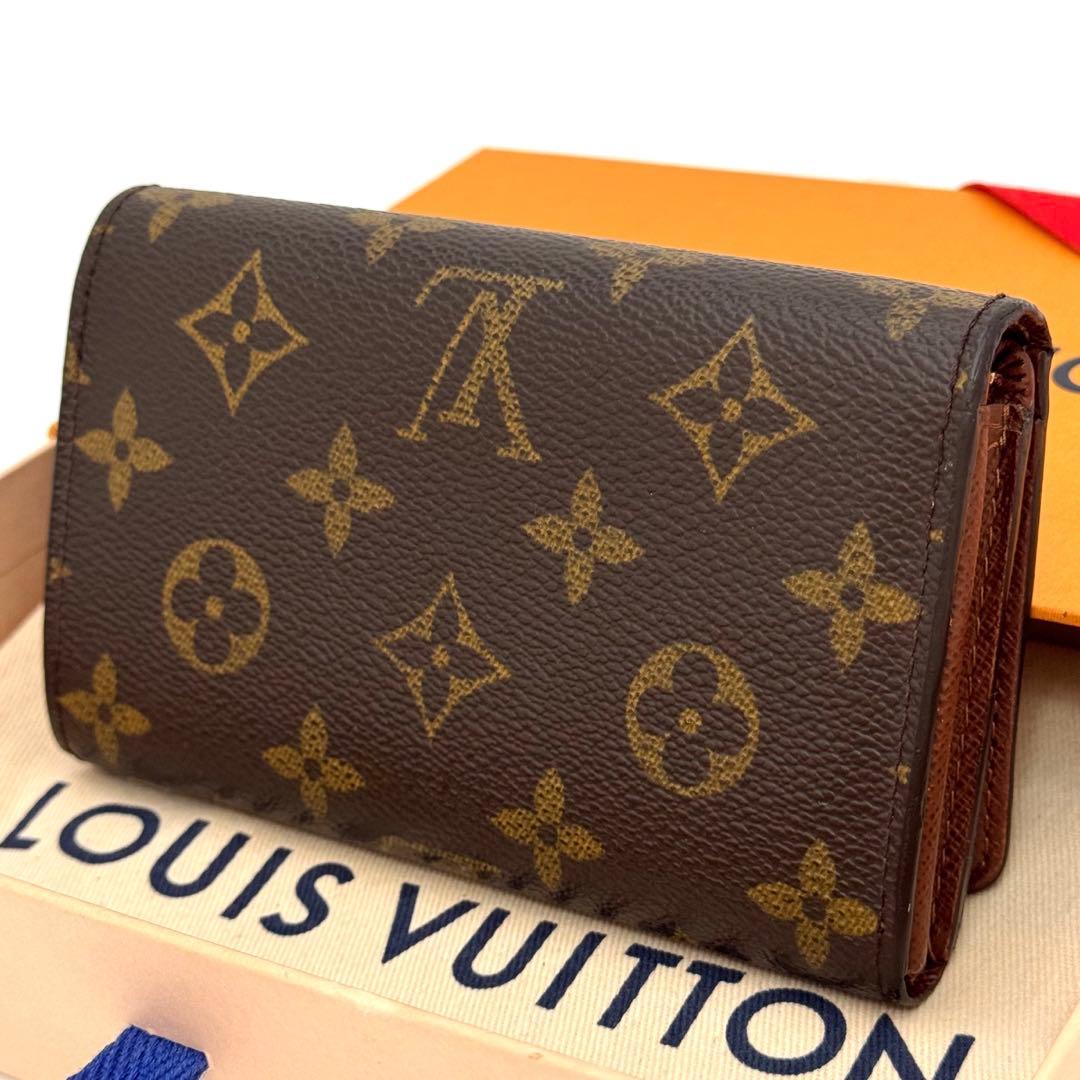 【新型・極美品】ルイヴィトン　モノグラム　ポルトフォイユ・トレゾール　折り財布