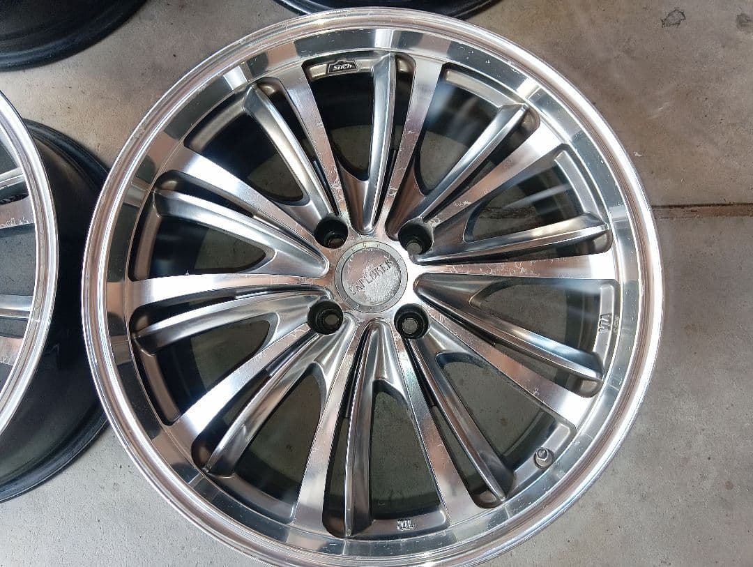 17インチ 多スポークホイール ポリッシュ仕上げ