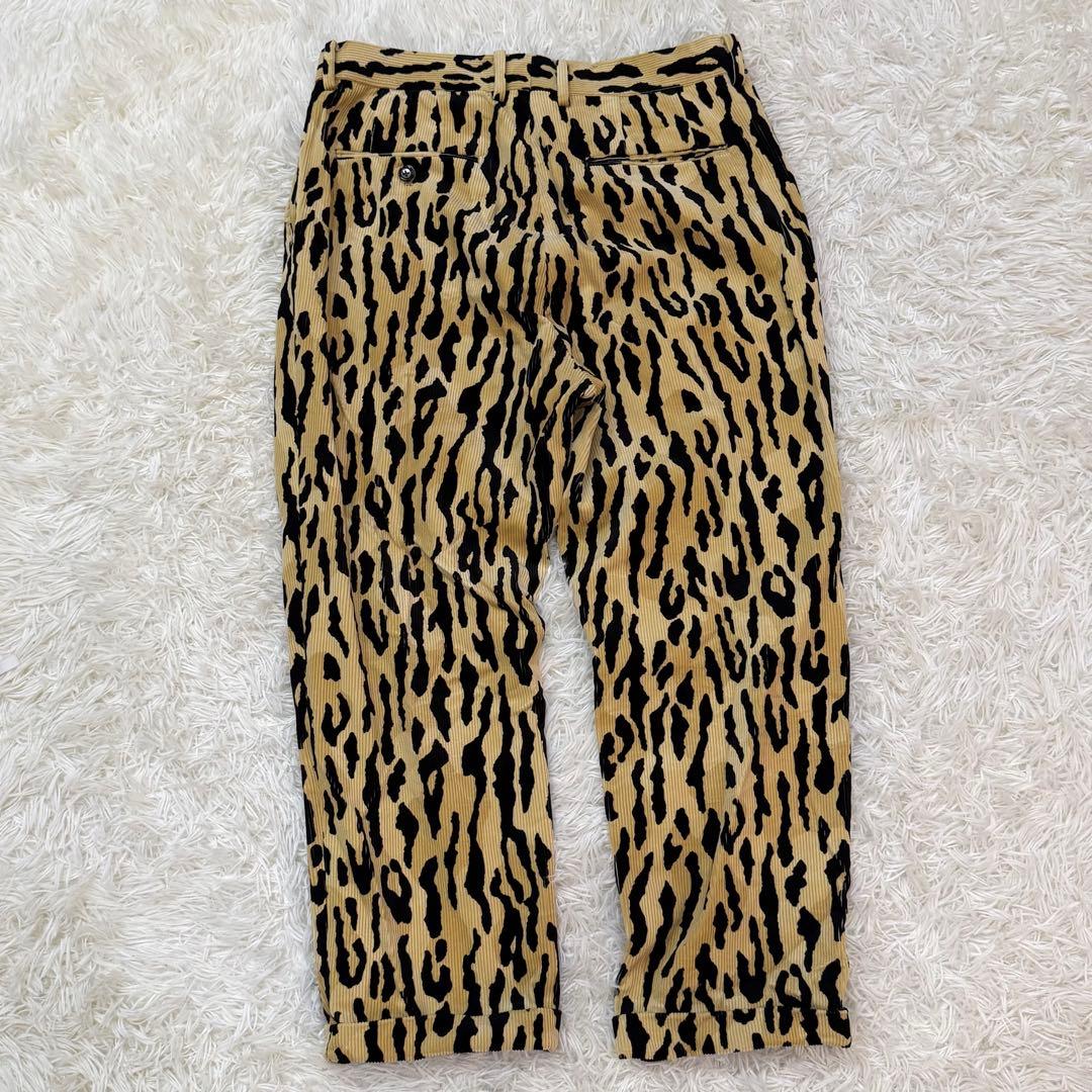 733　WACKO MARIA ワコマリア　レオパード　コーデュロイパンツ　XL