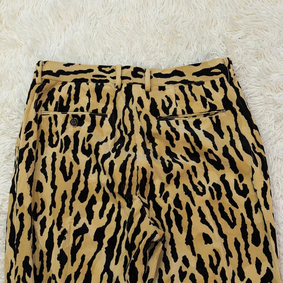 733　WACKO MARIA ワコマリア　レオパード　コーデュロイパンツ　XL
