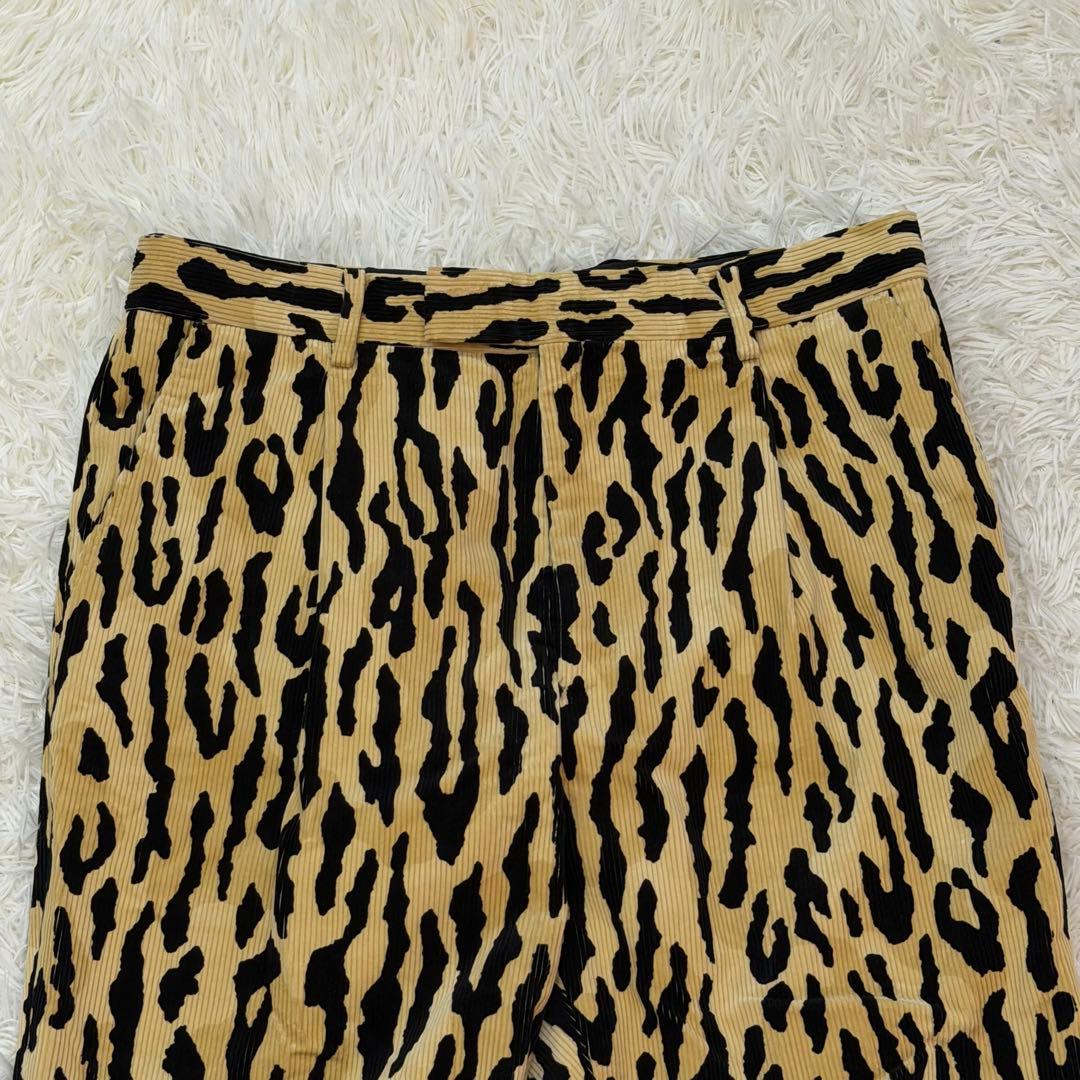 733　WACKO MARIA ワコマリア　レオパード　コーデュロイパンツ　XL