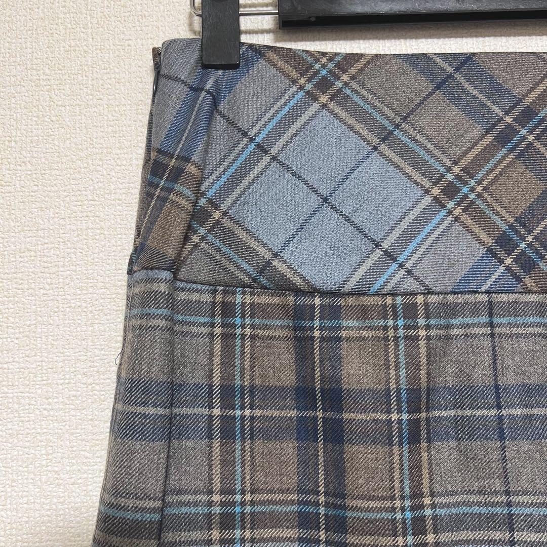 ヴィヴィアンウエストウッド チェック 変形スカート　ミニ