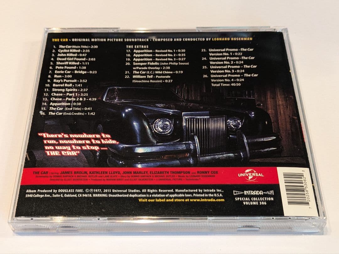 CD「ザ・カー」オリジナル・サウンドトラック レオナルド・ローゼンマン