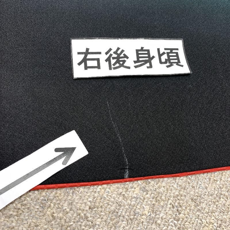 512z14☆振袖 古典柄 金銀彩 シンプル 蝶 緑×黒☆美品 成人式 結婚式