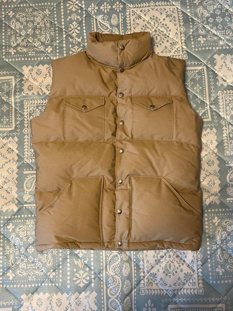 極美品！　ノースフェイス　ダウンベスト　M 茶タグ