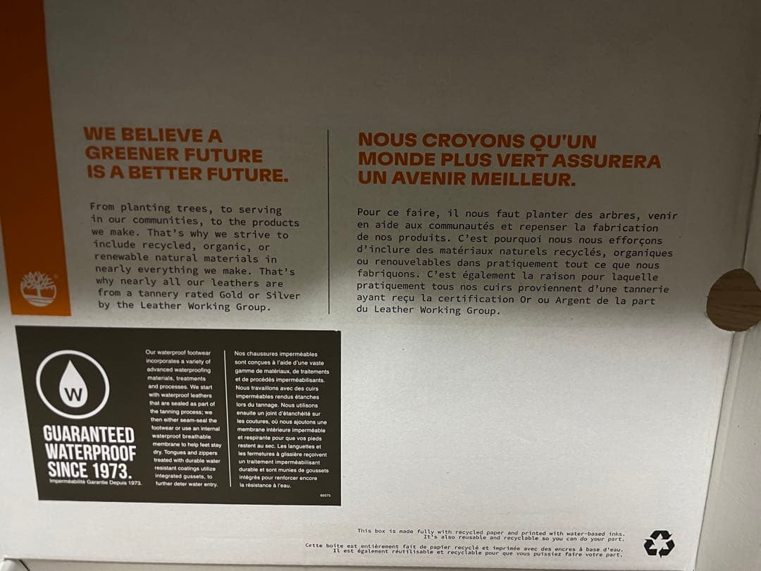 Timberland 黒レザーブーツ6 IN WATERPROOF BOOT