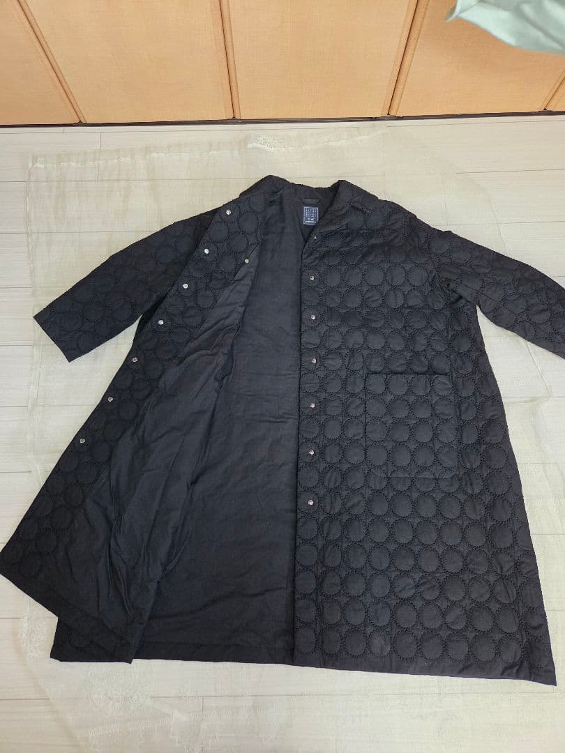 ミナペルホネン　tambourine キルティングコート（black40）