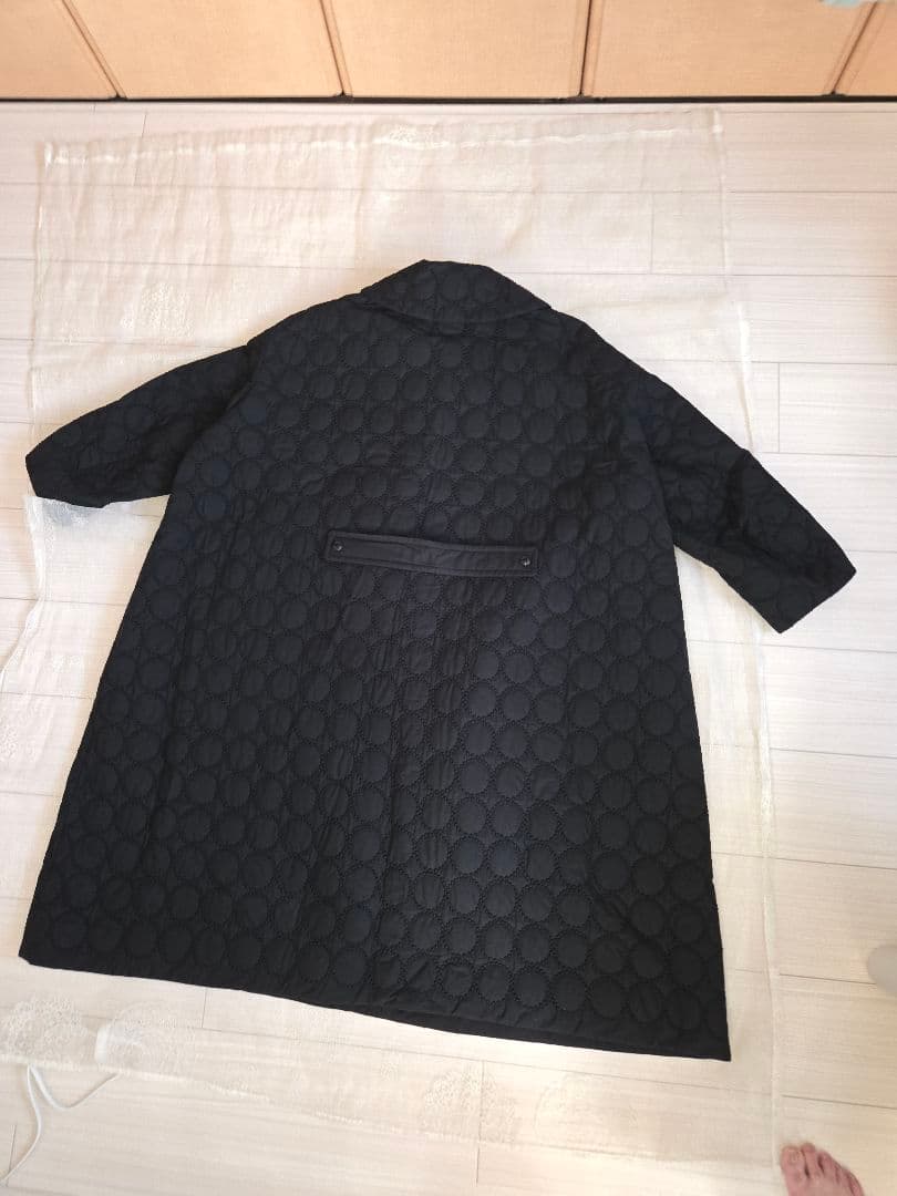 ミナペルホネン　tambourine キルティングコート（black40）