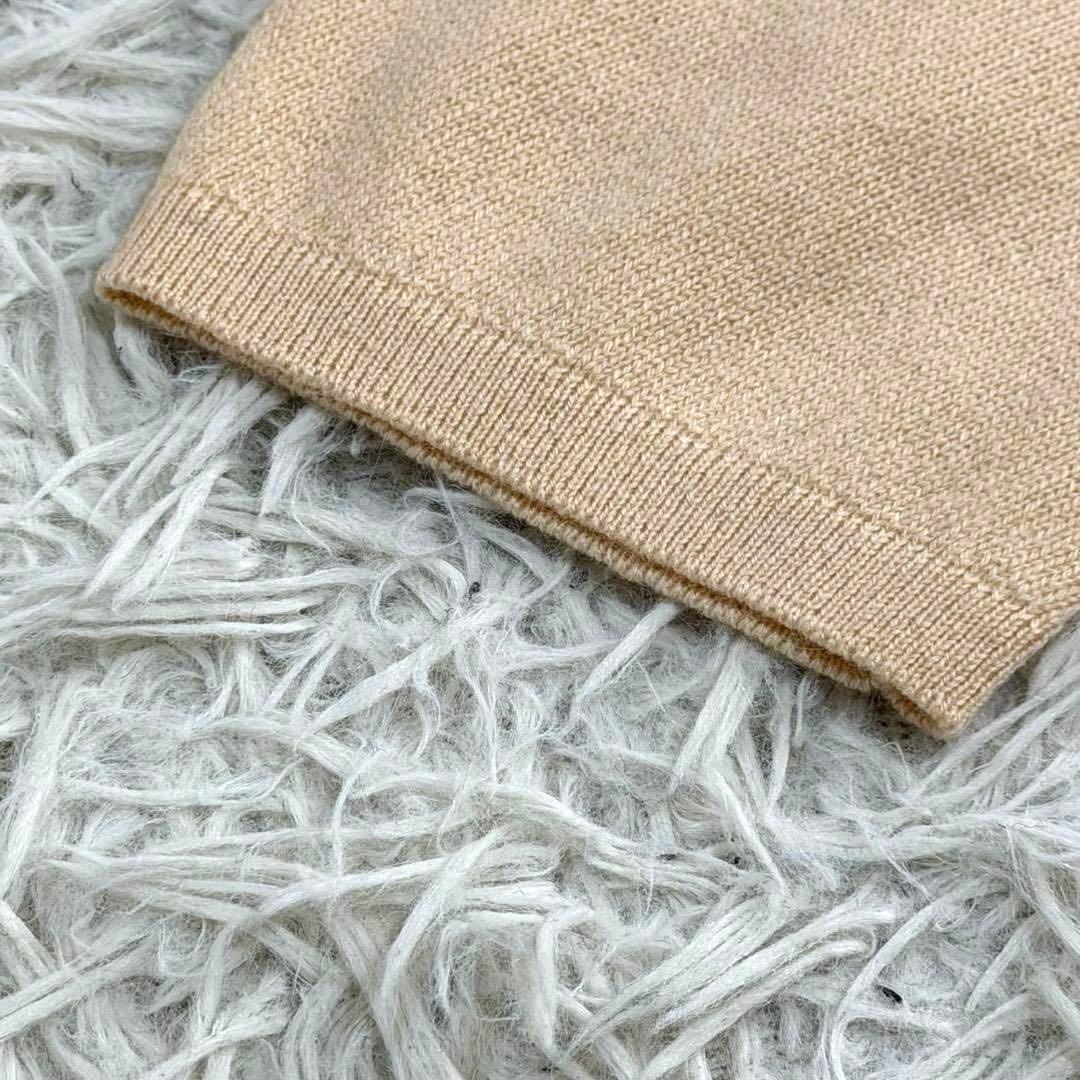 16555✨BV ボッテガヴェネタ カシミヤ100% ワンピース ベージュ 38