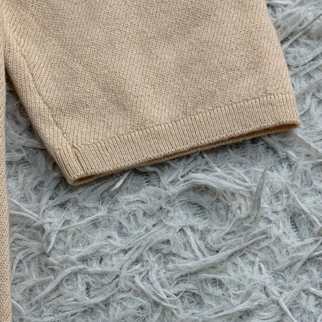 16555✨BV ボッテガヴェネタ カシミヤ100% ワンピース ベージュ 38