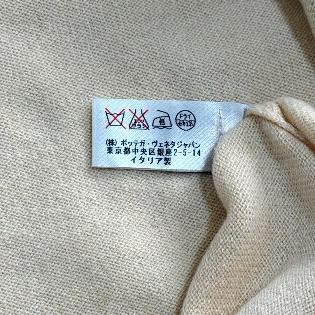16555✨BV ボッテガヴェネタ カシミヤ100% ワンピース ベージュ 38