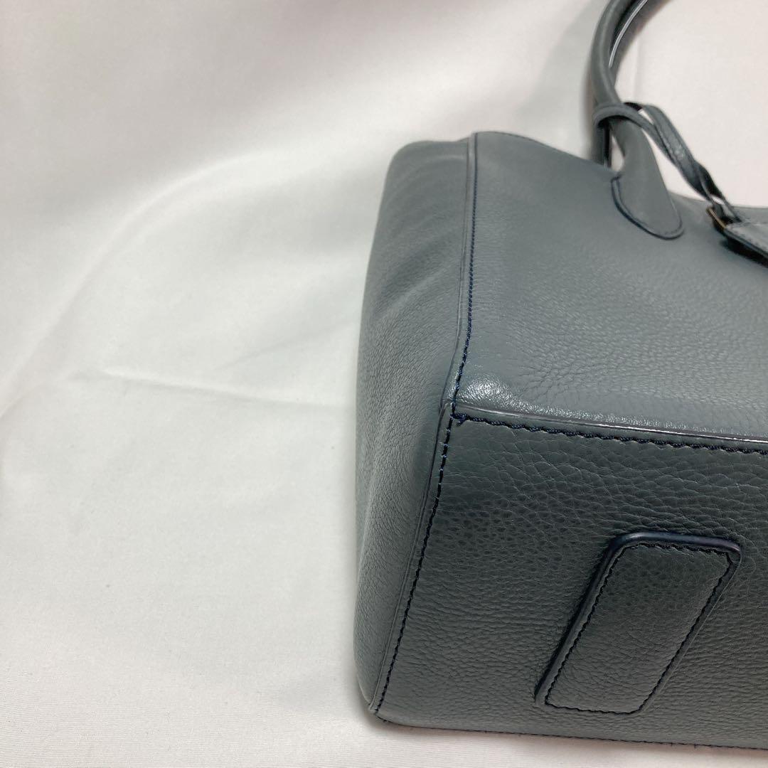 【美品】MOTHERHOUSE マザーハウス リン オープントートバッグ GRY