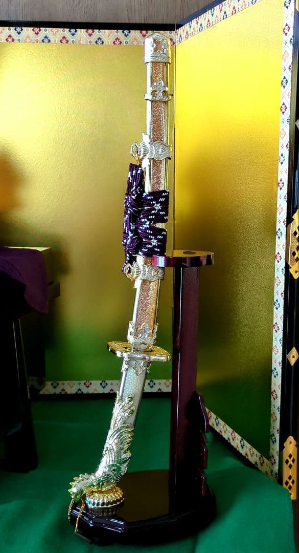 秀月の兜飾り一式　五月人形　端午の節句　子供の日