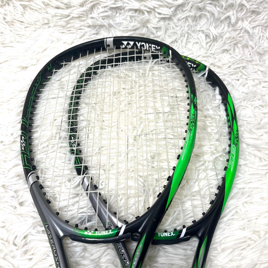 【良品】 ヨネックス Fレーザー 9s UL1 2本セット ソフトテニス まとめ