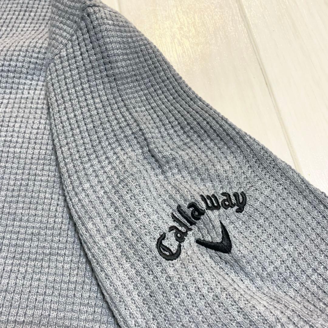 新品■16,500円【キャロウェイ】メンズ　長袖セーター　LL ゴルフウェア
