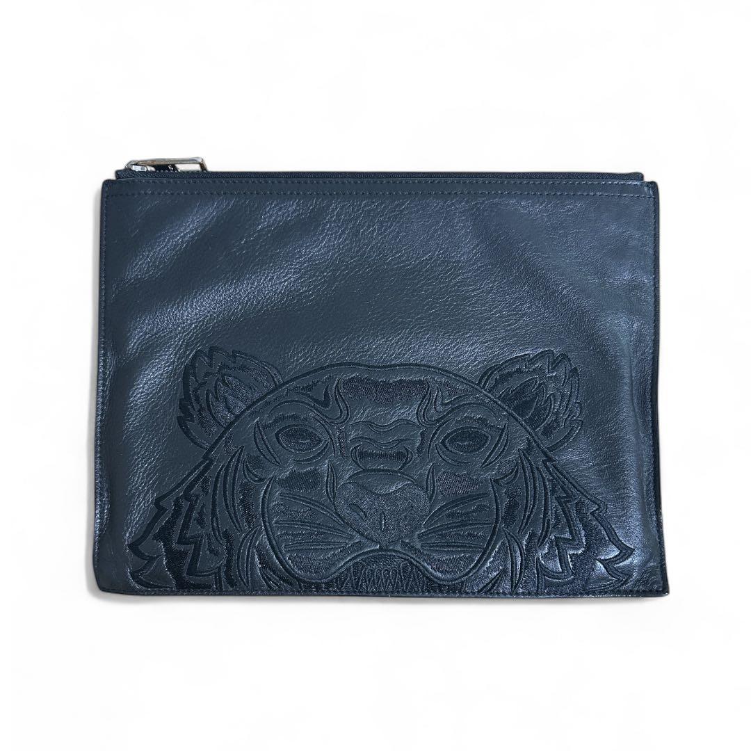 KENZO クラッチ レザー バッグ ケンゾー