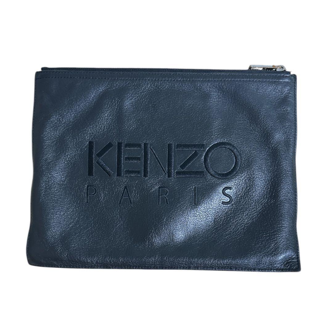 KENZO クラッチ レザー バッグ ケンゾー