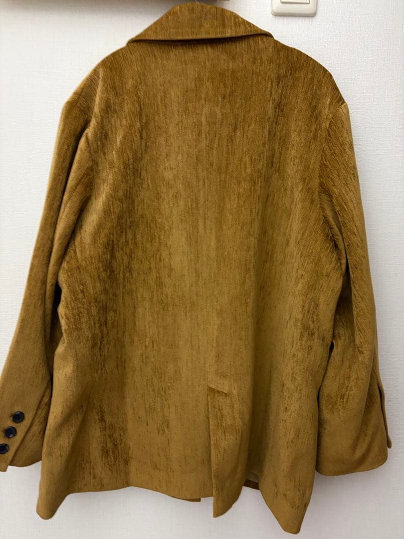 新品タグ付き☆OLUN ルーズベーシックモールジャケット 【マスタード　s】