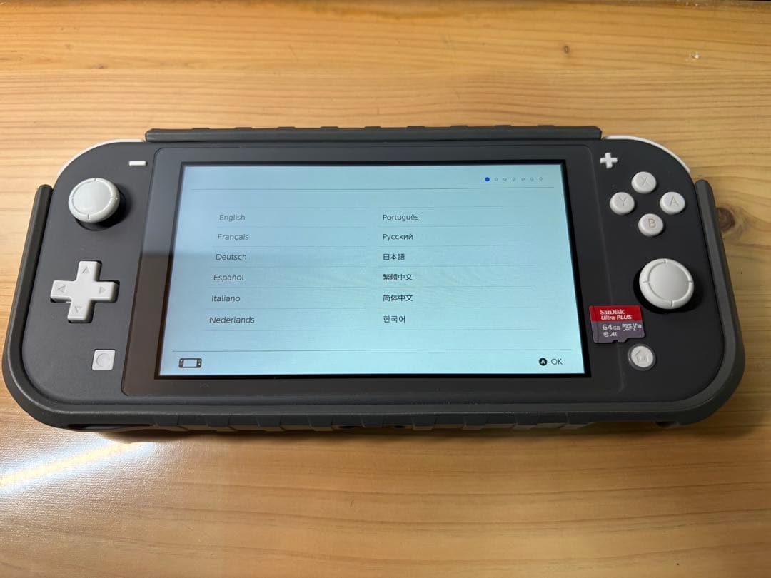 Switch Lite グレー と64GB microSDカード