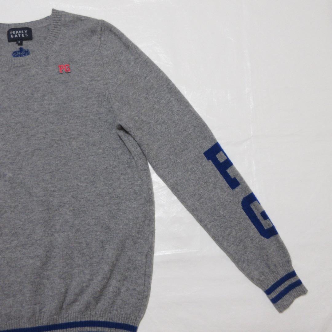 パーリーゲイツ / カシミヤ100%長袖ニット