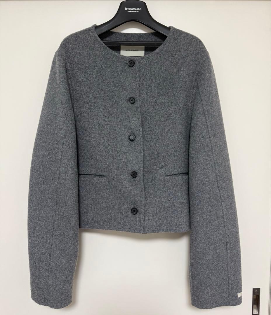 【Didot.showroom】 グレー ノーカラージャケット