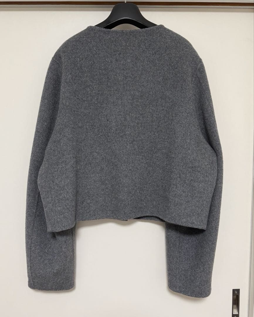 【Didot.showroom】 グレー ノーカラージャケット