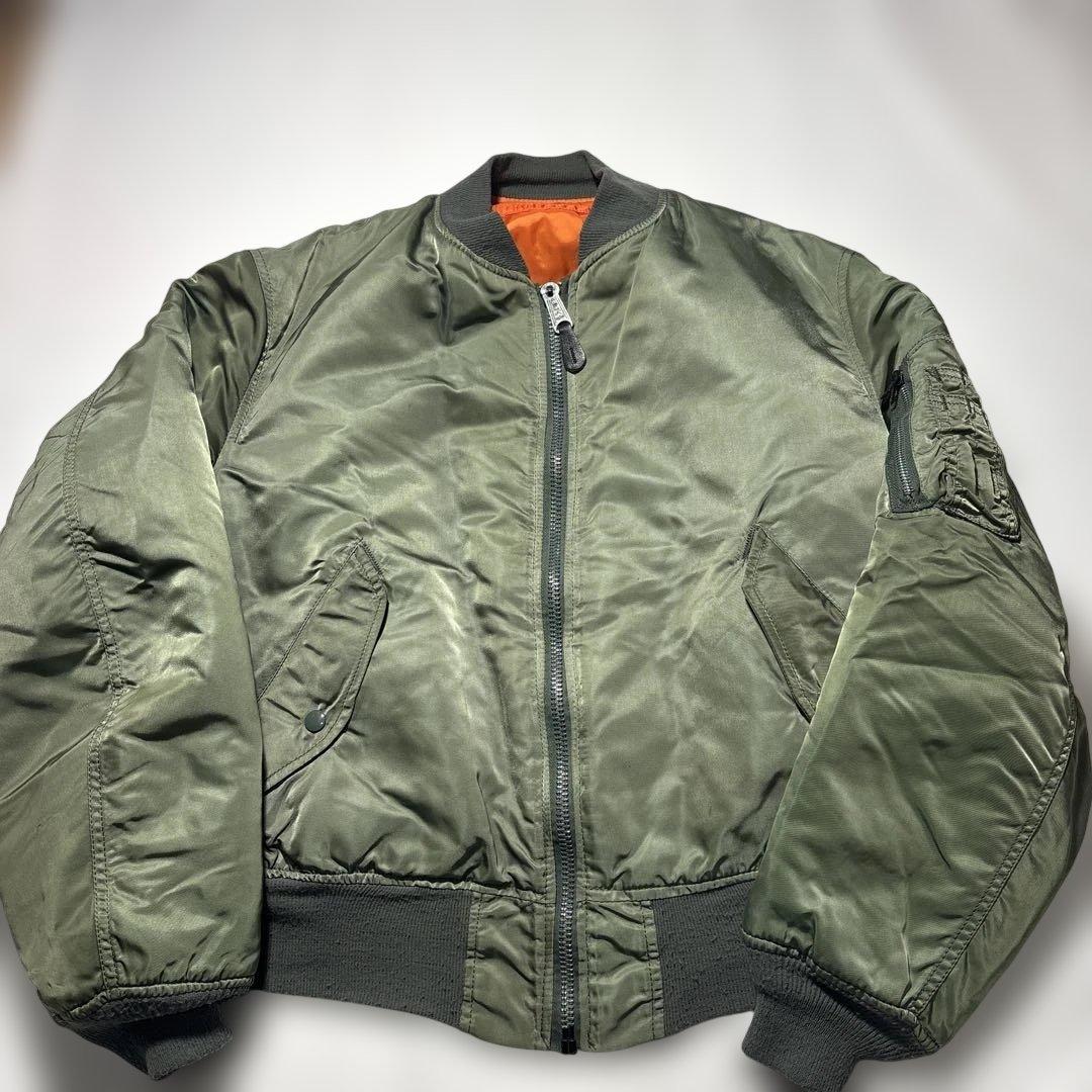alpha ma-1 フライトジャケット　usa製　large 90s