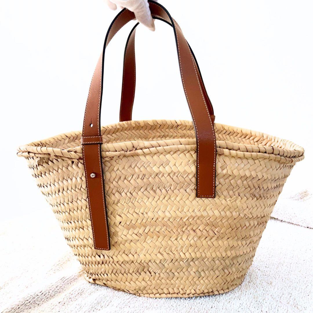 新品同様✨ LOEWE ロエベ かごバッグ アナグラム トート ミディアム