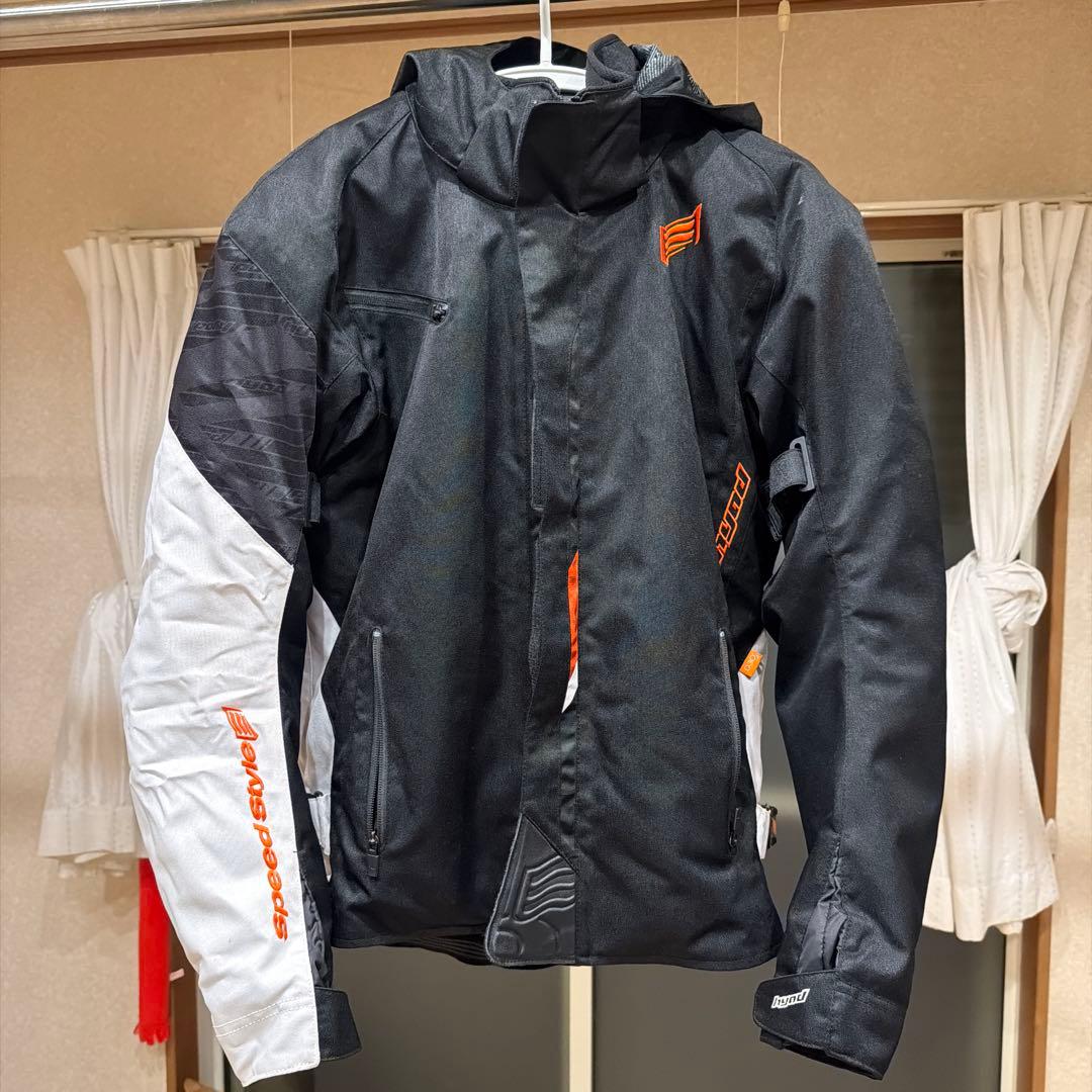 HYOD 防風撥水ジャケット LLサイズ ブラック/ホワイト