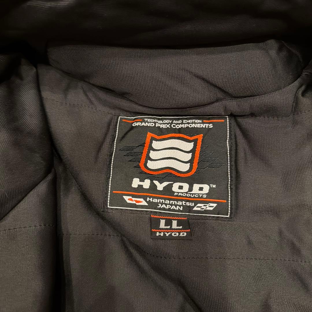 HYOD 防風撥水ジャケット LLサイズ ブラック/ホワイト